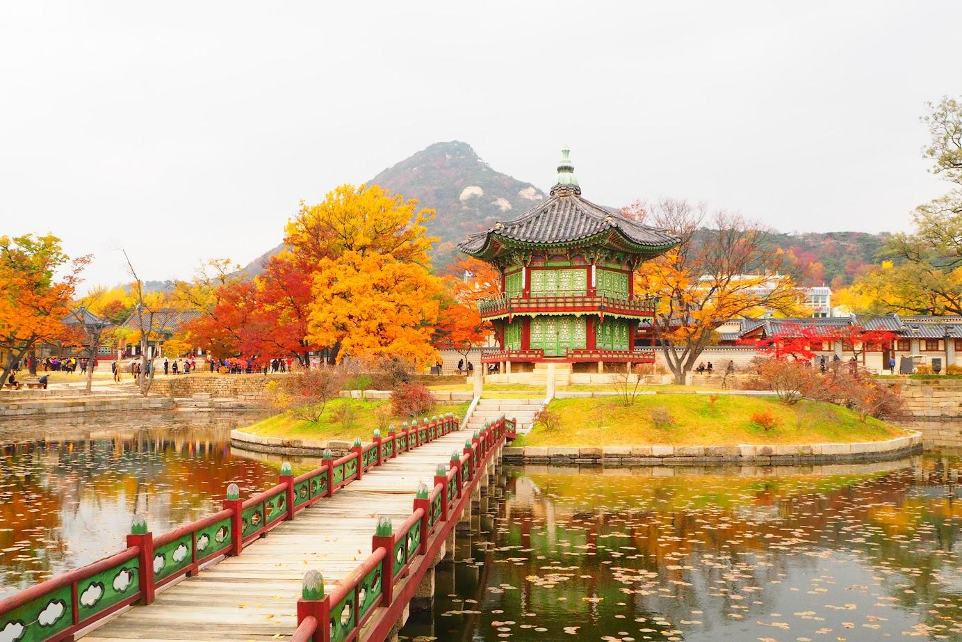 Gyeongbokgung vao mua thu