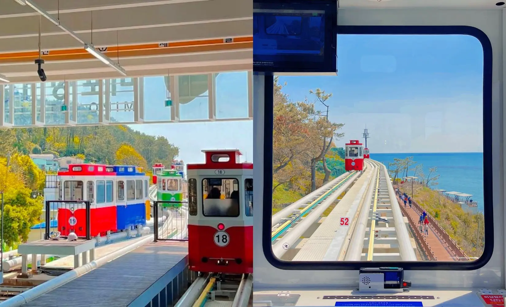 Ngoi Sky Capsule va Beach Train