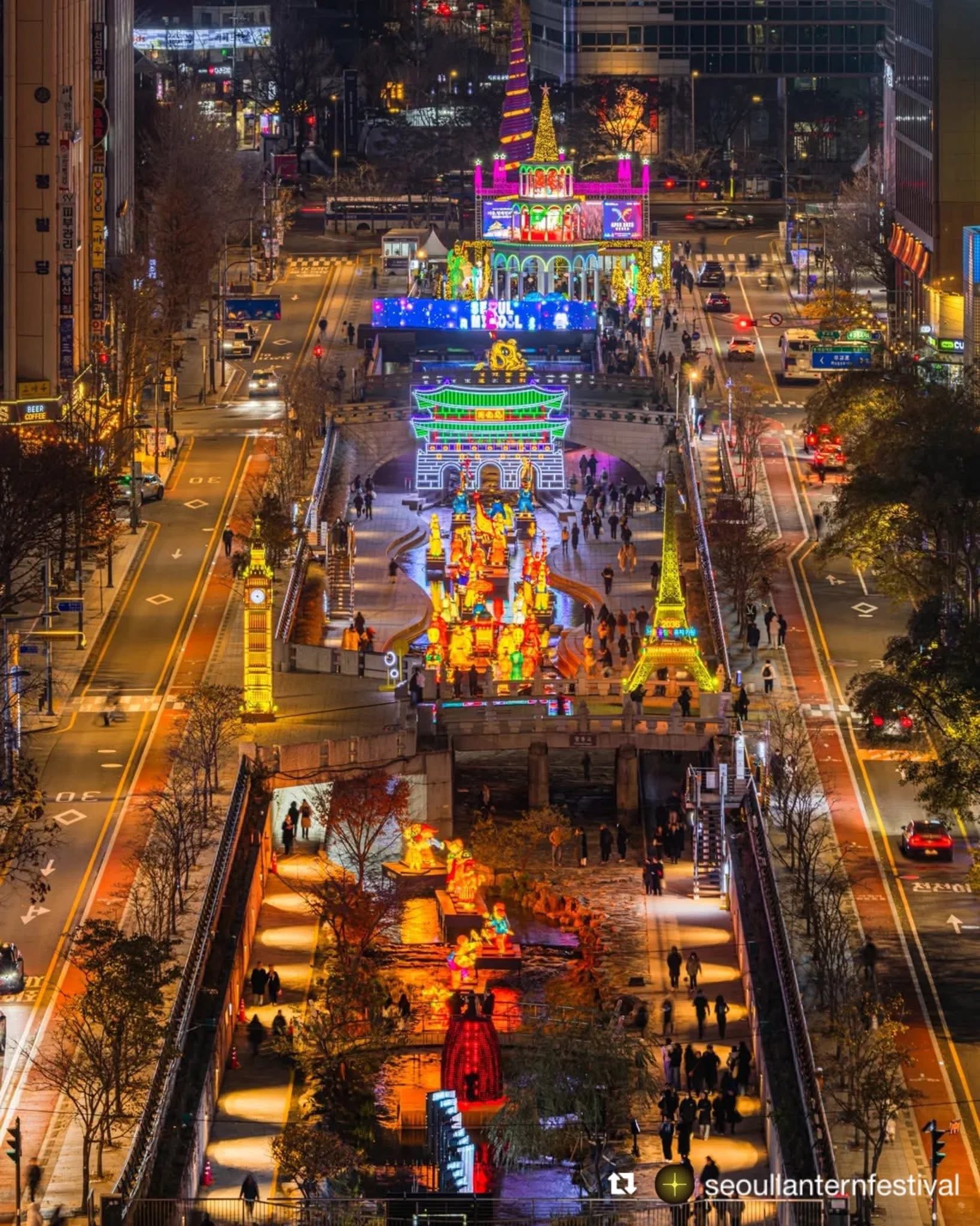 Noi to chuc Seoul Lantern Festival