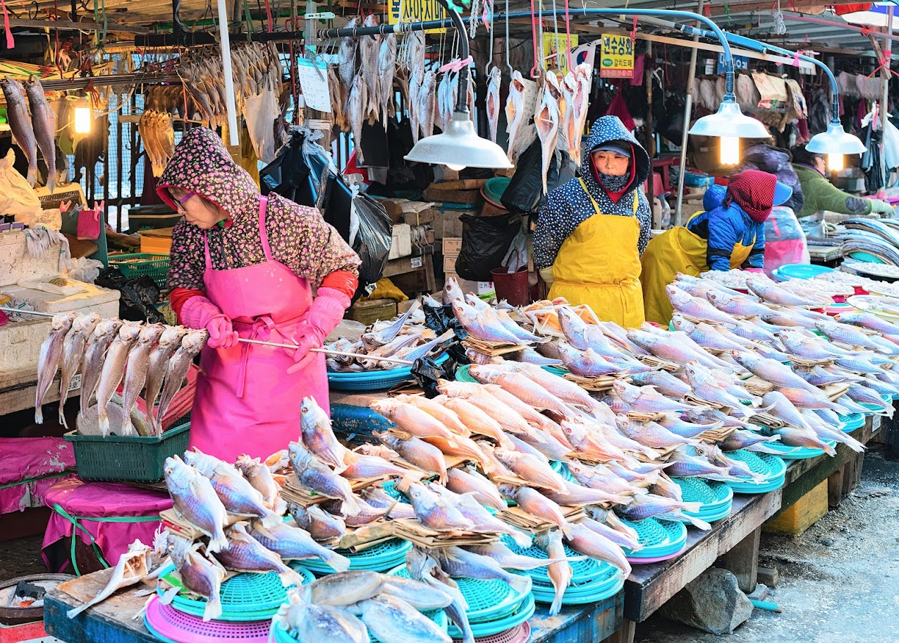 Thuong thuc hai san tai cho ca Jagalchi