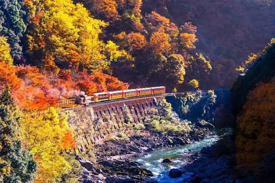 Kurobe Gorge – Cung đường tàu xuyên núi đẹp mê hồn của Nhật Bản 4 mua thu 3